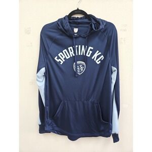 Sporting KC MLS Medium Pullover Hoodie Kansas City New With Tags Soccer